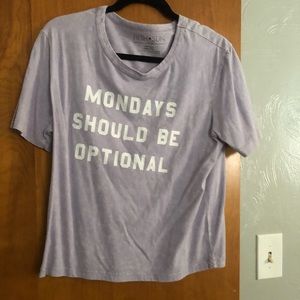 Monday’s should be optional purple crop